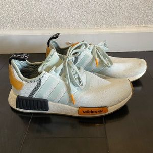 Adidas NMD_R1 Running shoes Women’s size 8 in mint/yellow/white